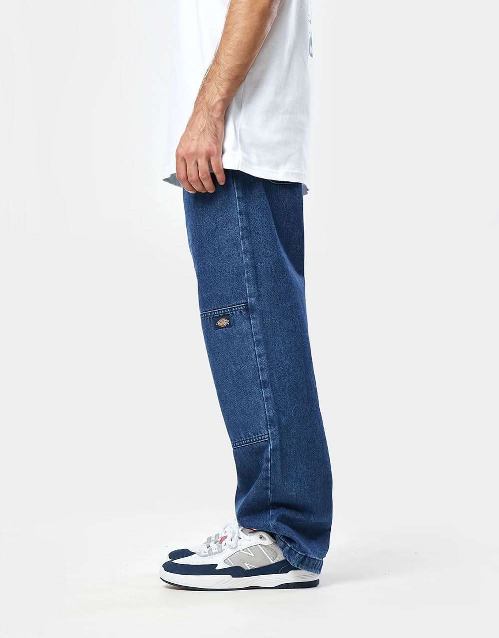 Pantalón vaquero Dickies de doble rodilla - Azul clásico