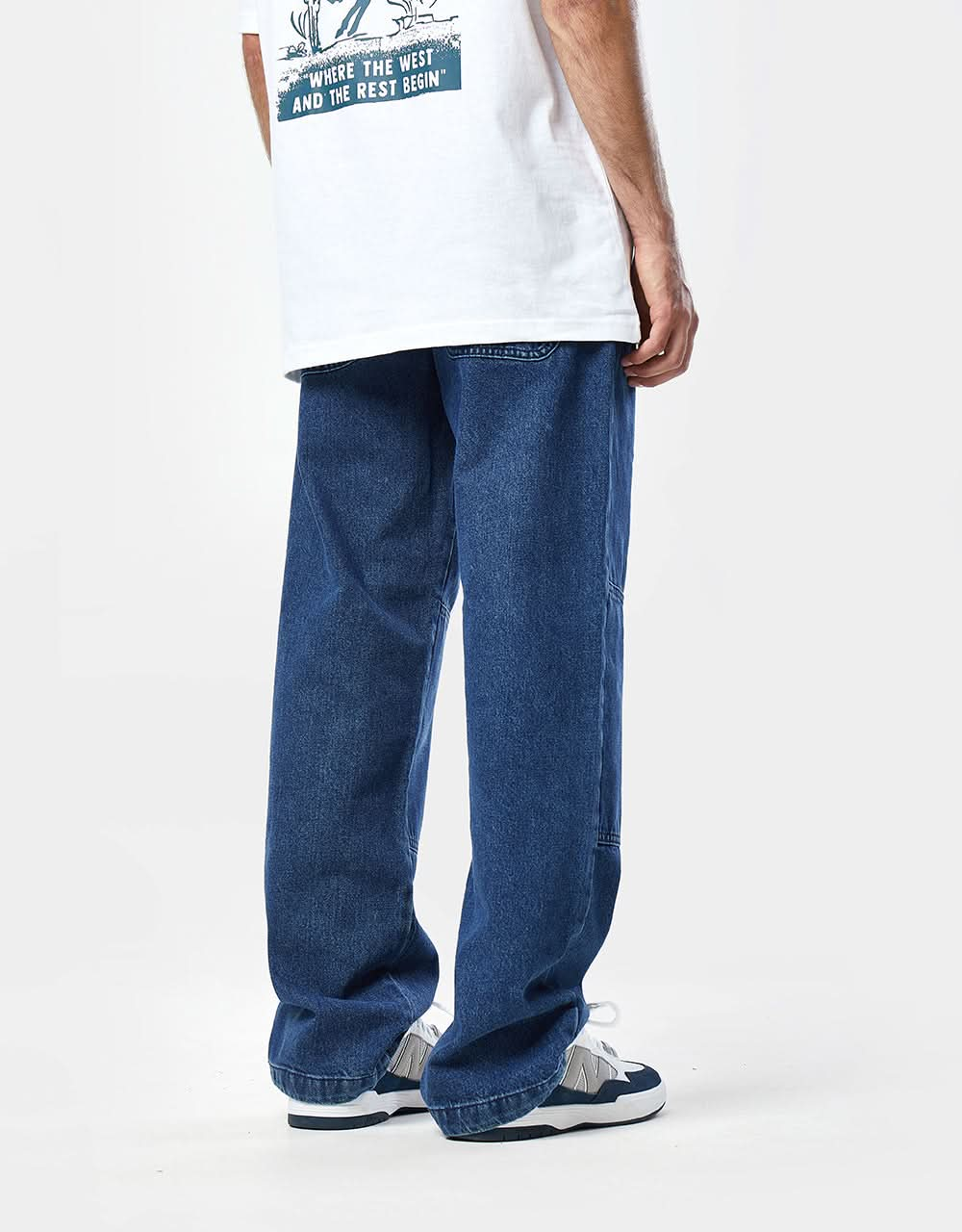 Dickies Double Knee Denim-Hose – klassisches Blau