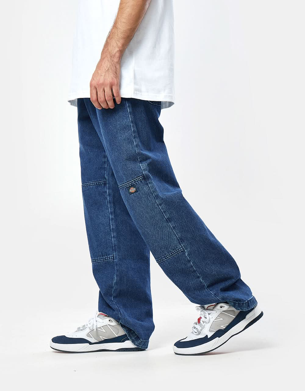 Pantalón vaquero Dickies de doble rodilla - Azul clásico