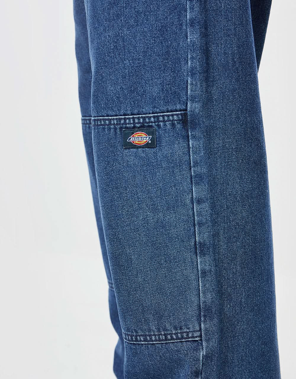 Dickies Double Knee Denim-Hose – klassisches Blau