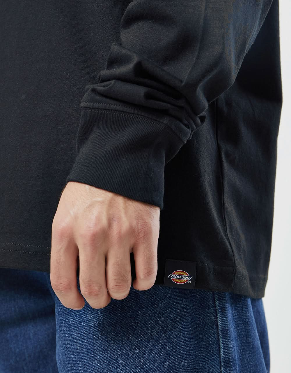 T-Shirt L/S Dickies Dighton - Noir