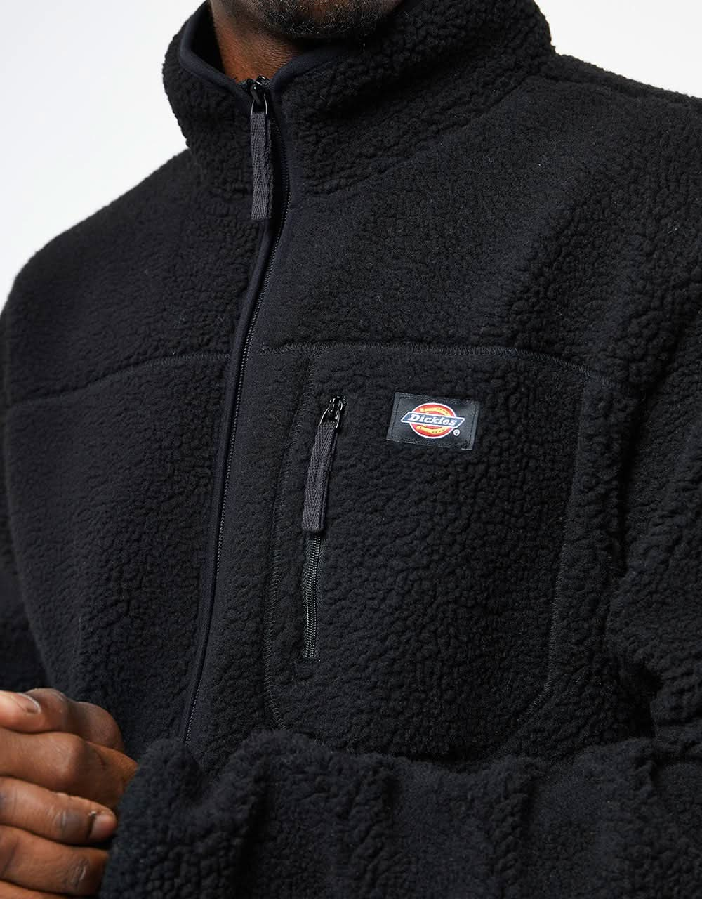 Forro polar con cremallera completa Dickies Mount Hope - Negro