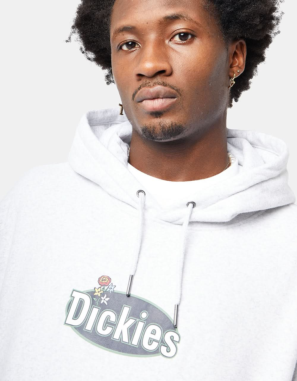 Dickies x Tom Knox Graphic Fleece Pullover Hoodie - Ash Gray