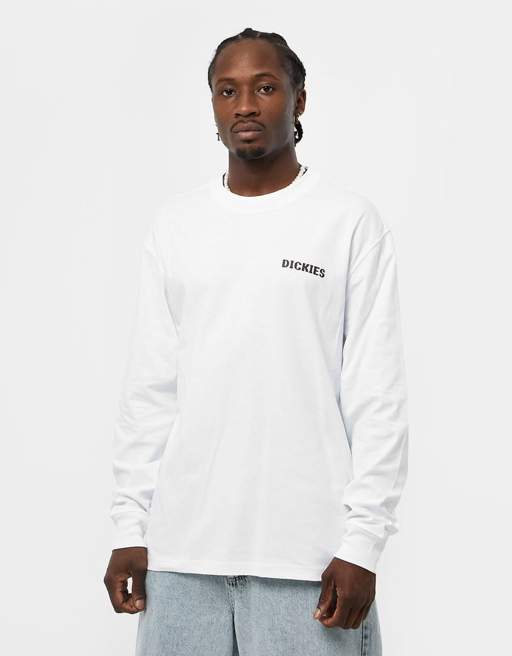 Dickies Hays L/S T-Shirt - White