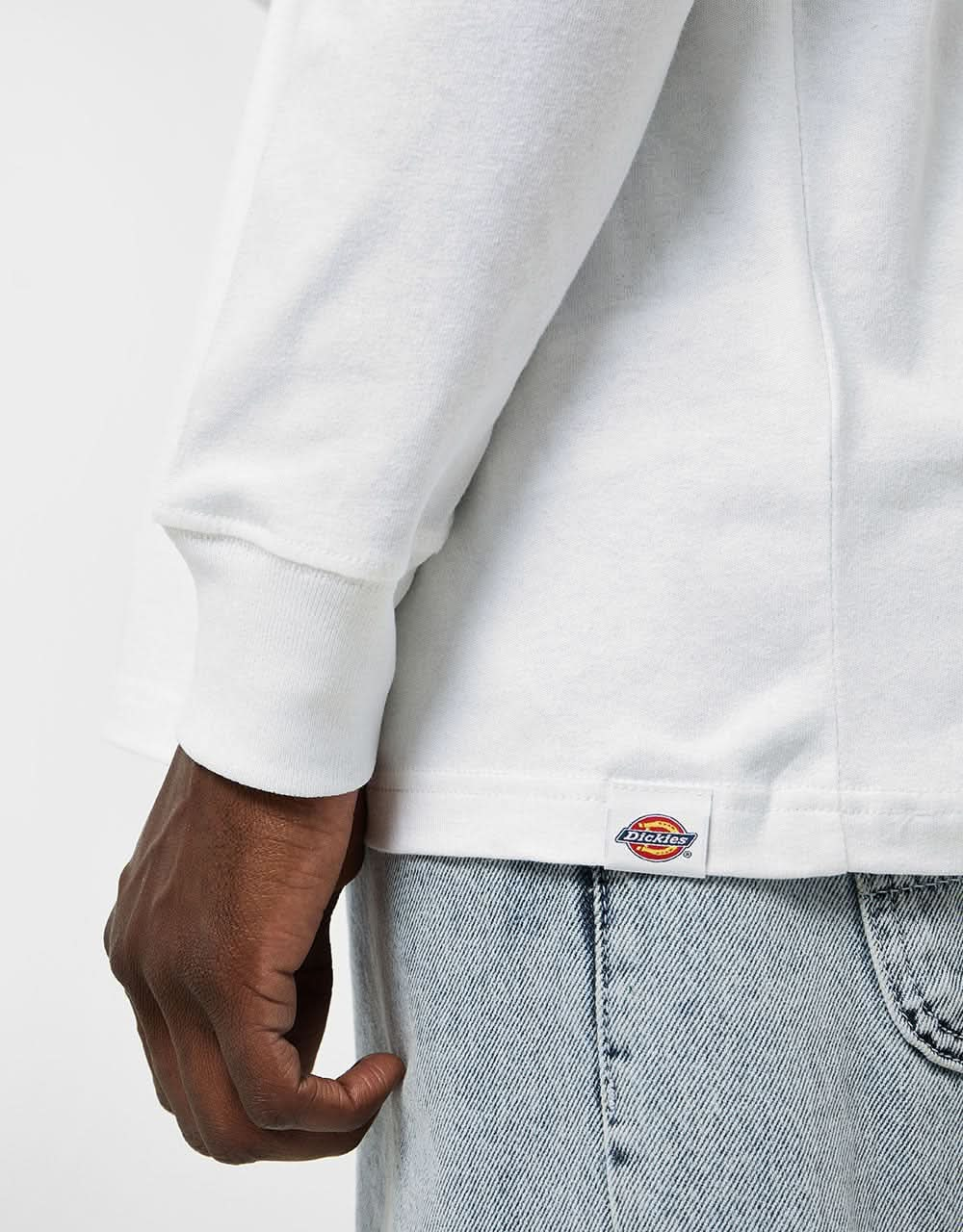 Dickies Hays L/S T-Shirt - White