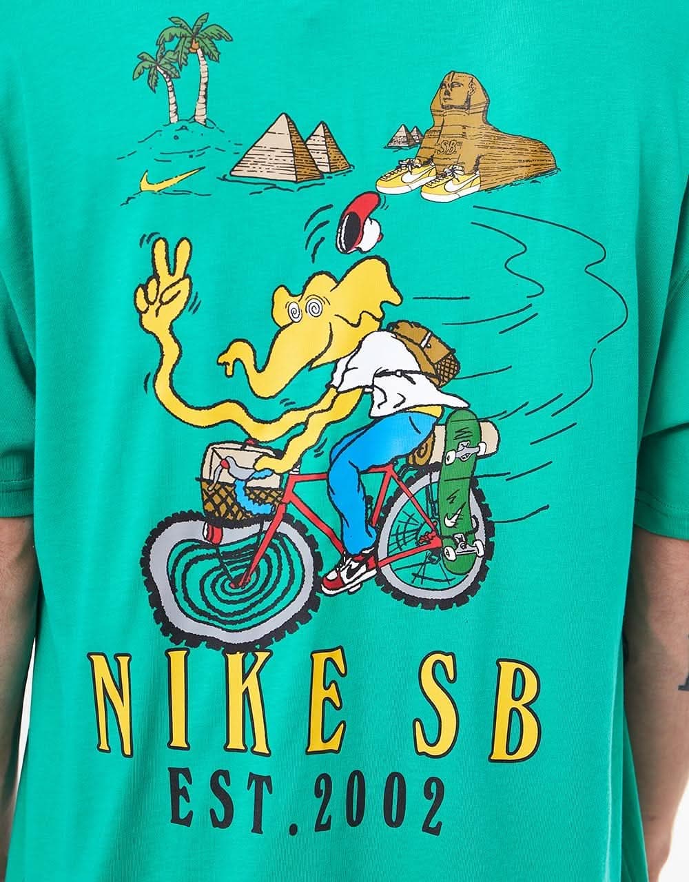 Nike SB Bike Day T-Shirt - Stadium Green