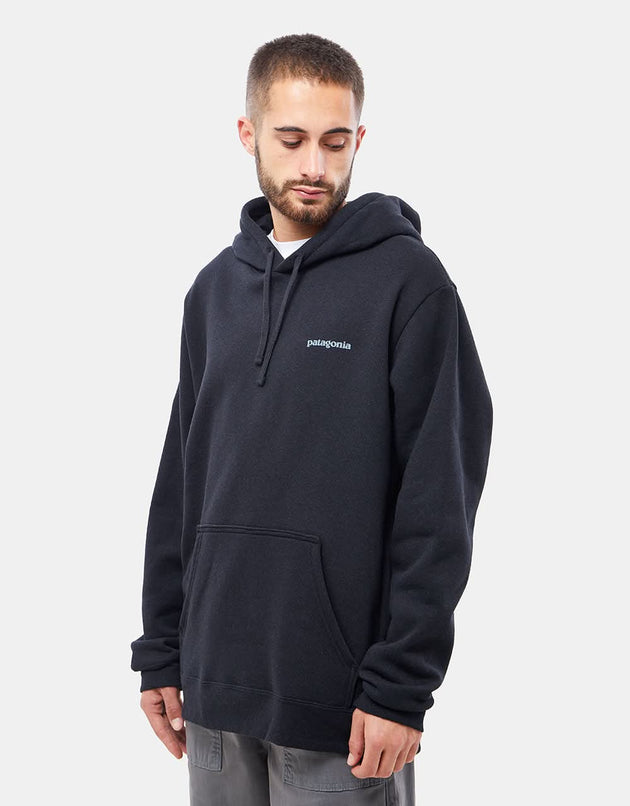 Patagonia Fitz Roy Icon Uprisal Pullover Hoodie – Tintenschwarz