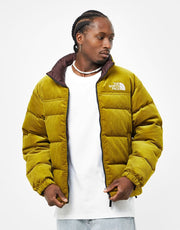 The North Face 92 Reversible Nuptse Jacket - Sulphur Moss/Coal Brown