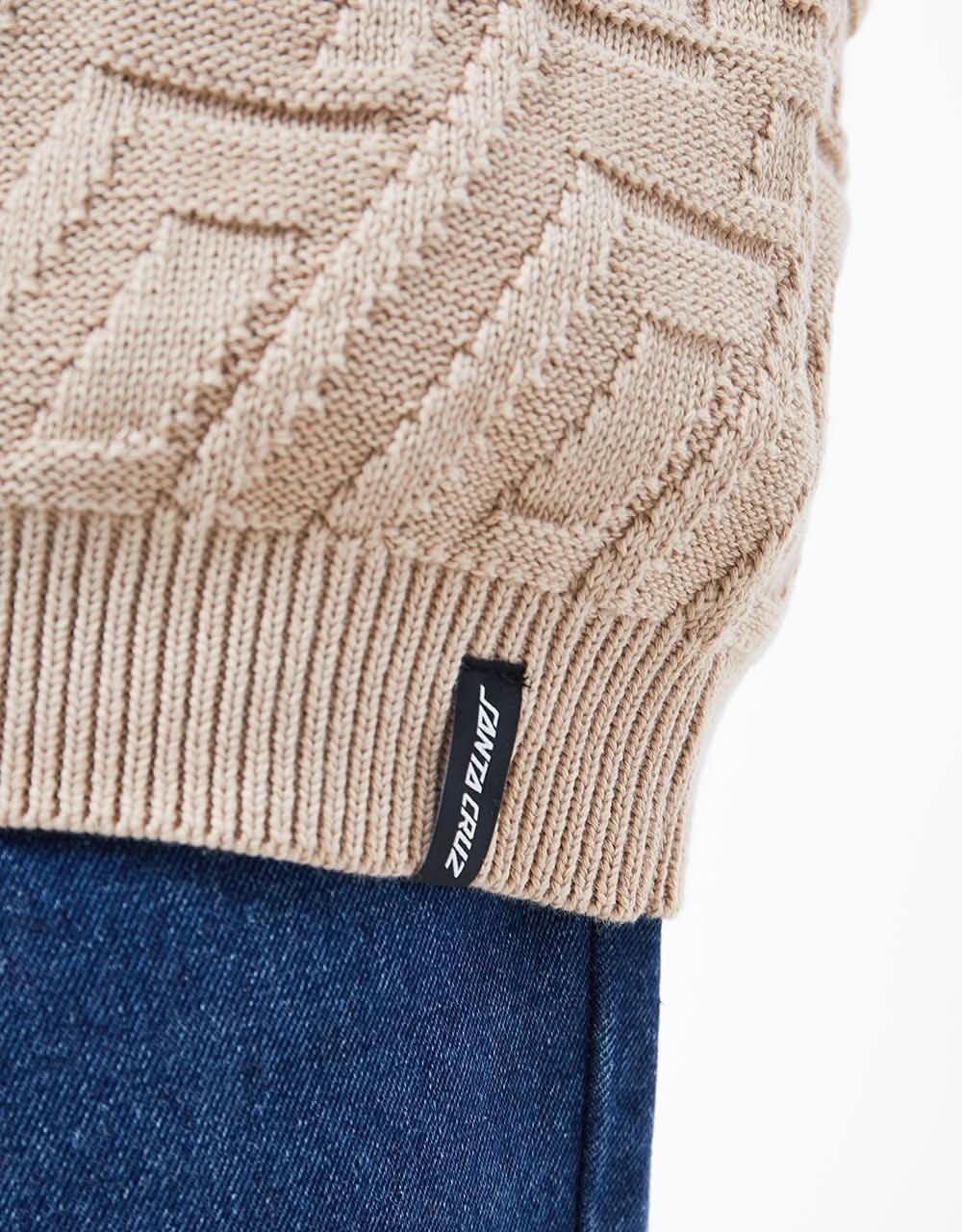 Santa Cruz Wharf Knit Crew - Oat