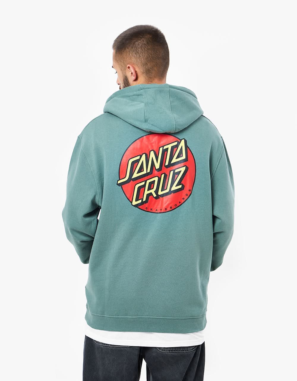 Santa Cruz Classic Dot Chest Pullover Hoodie - Sage