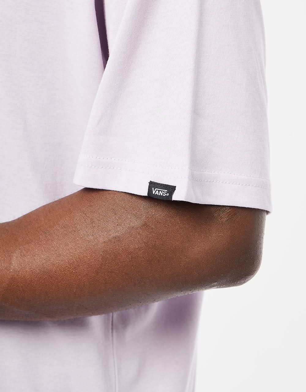 Vans Warped Checkerboard Logo T-Shirt - Lavender Frost