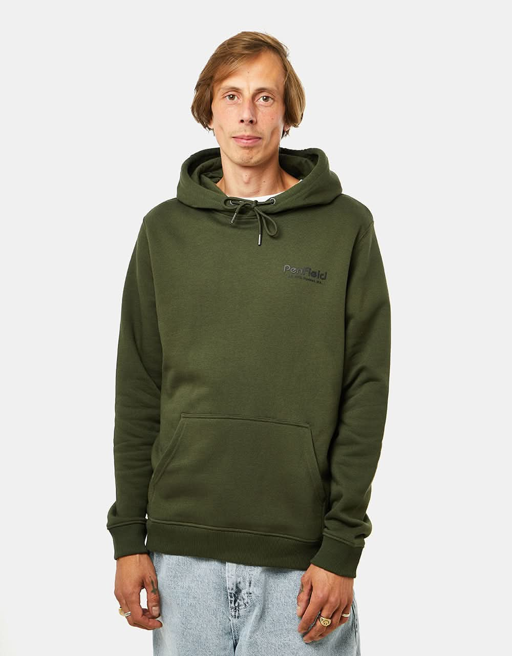 Penfield Hudson Script Pullover Hoodie - Forest Night