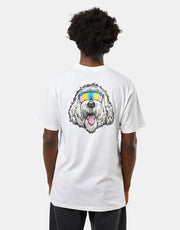 T-shirt ESCLUSIVA per il Regno Unito di Santa Cruz McCoy Dog - Bianca