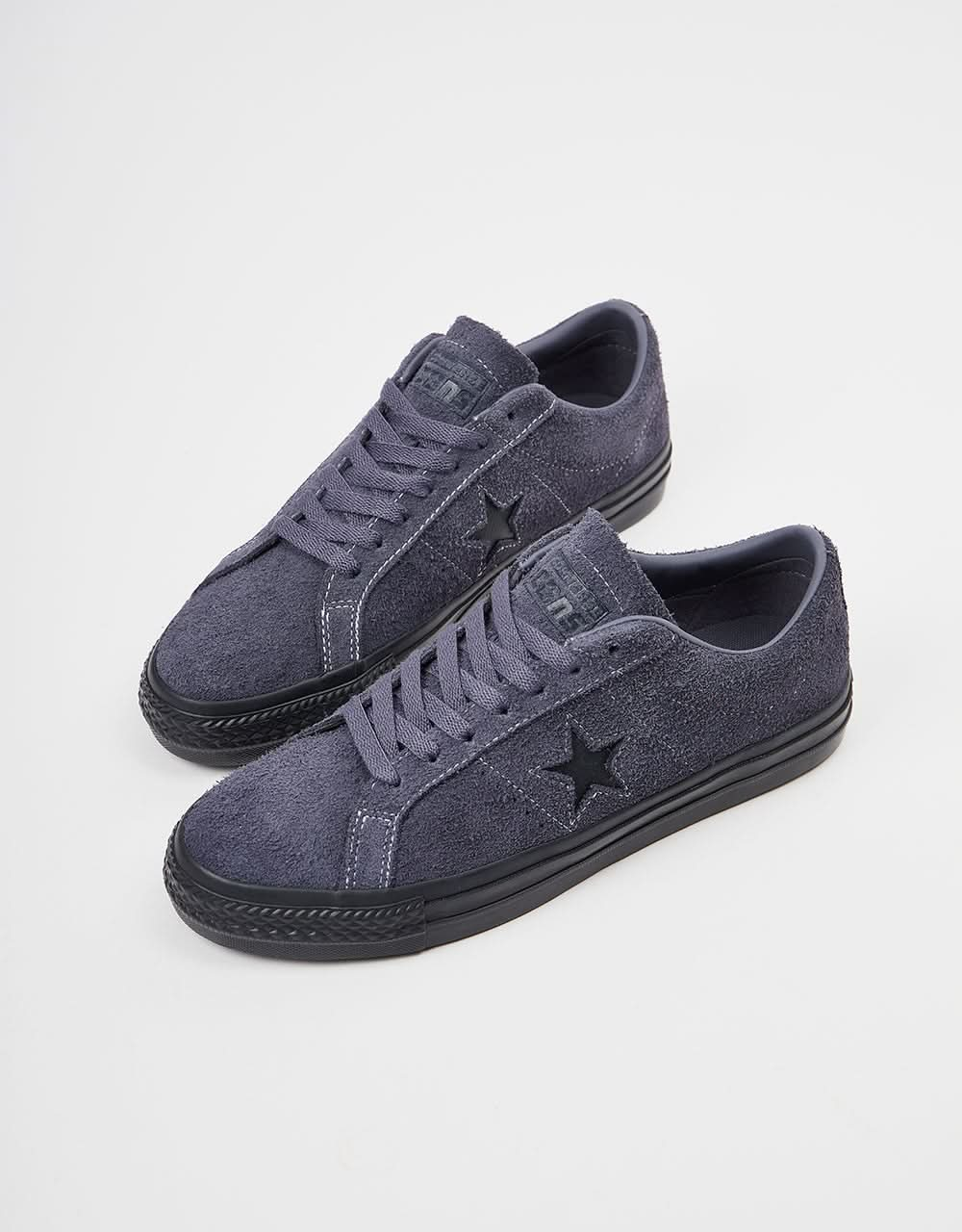 Converse One Star Shaggy Suede zapatos de skate - Polilla oscura/Polilla oscura/Negro