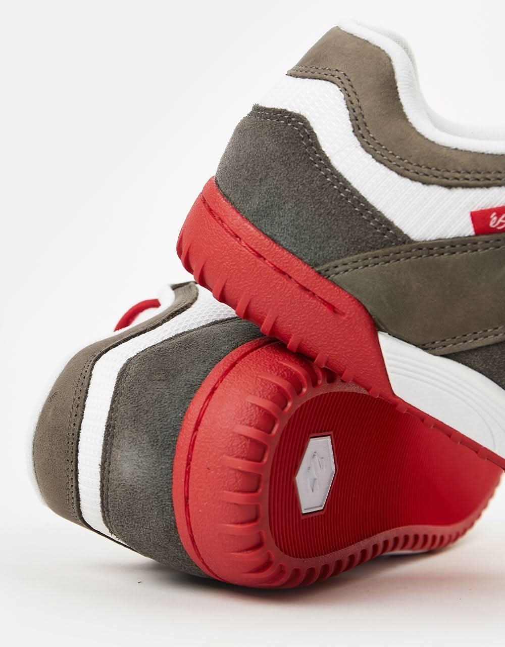 éS One Nine 7 Skate Shoes - Grey/White/Red