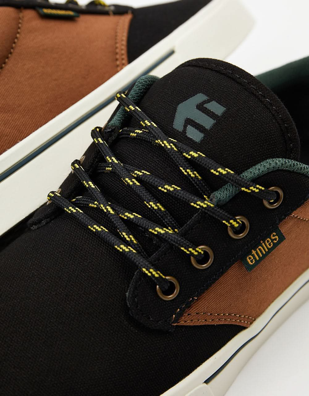 Etnies Jameson 2 Eco Skate Shoes - Black/Tan/Orange