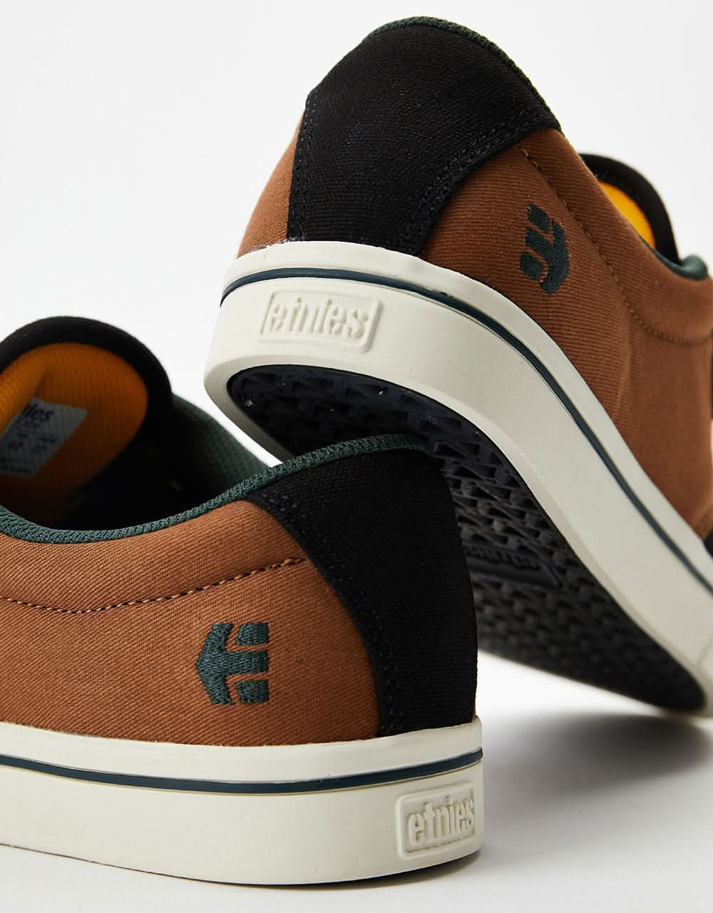 Etnies Jameson 2 Eco Skate Shoes - Black/Tan/Orange