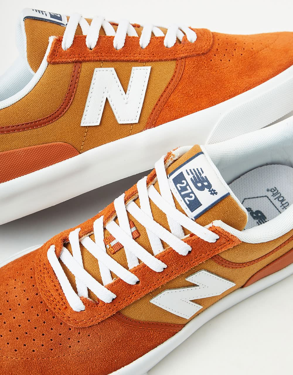 New Balance Numeric 272 Skateschuhe – Rost/Weiß