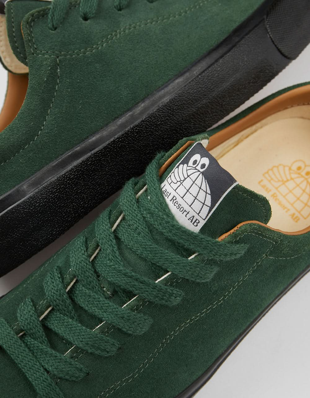 Last Resort AB VM003 Suede Lo Skate Shoes - Dark Green/Black