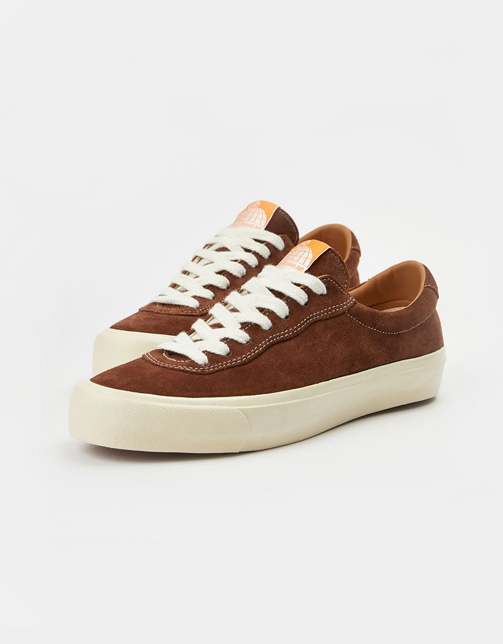 Last Resort AB VM001 Suede Lo Skate Shoes - Choc Brown/White