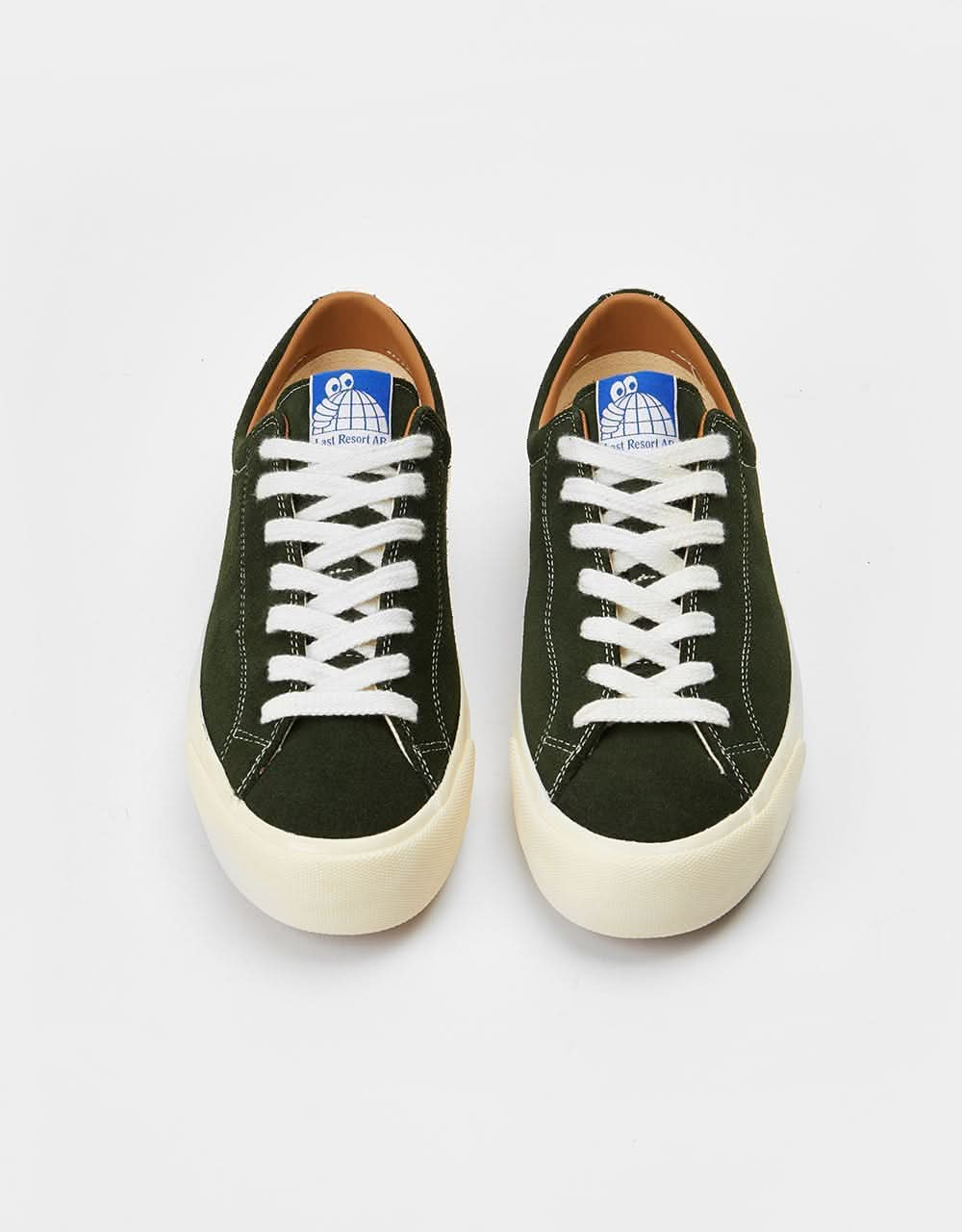 Last Resort AB VM003 Suede Lo Skate Shoes - Olive/White