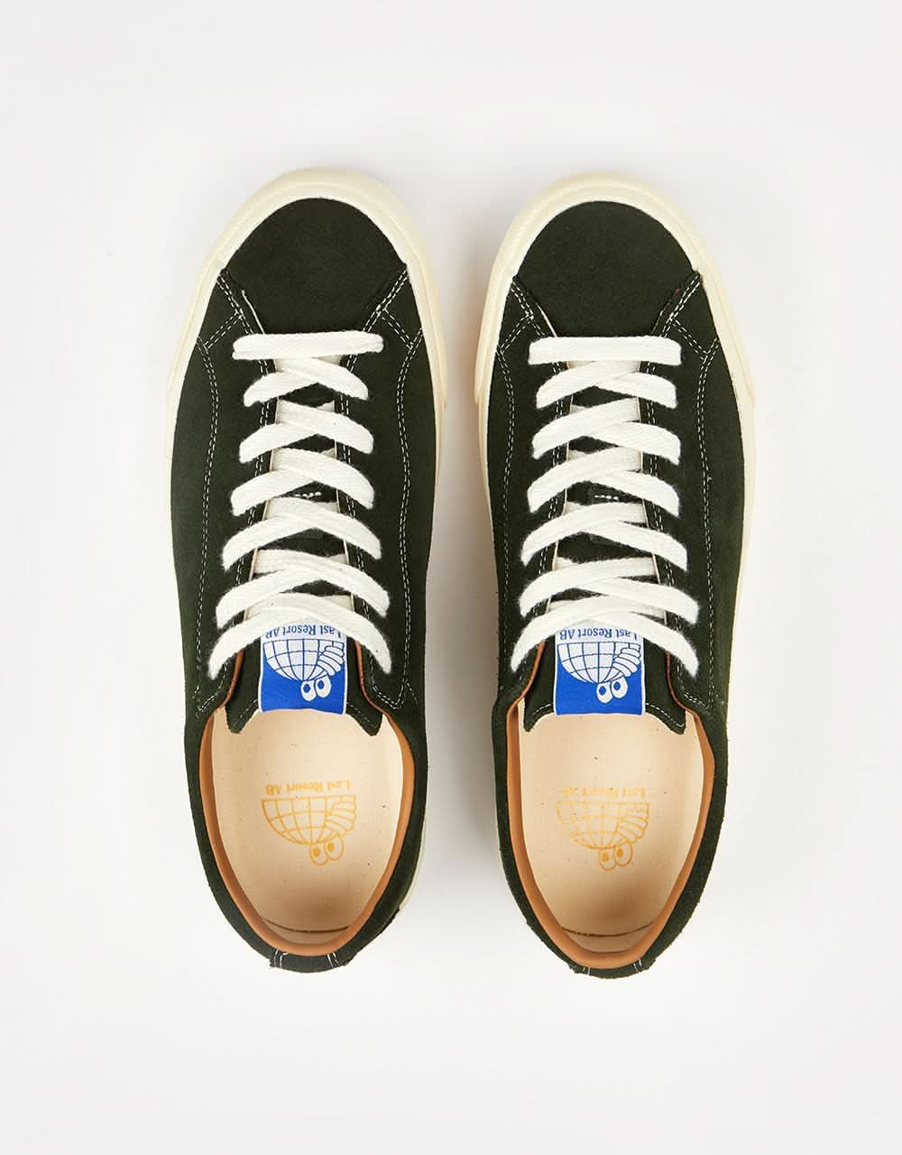 Last Resort AB VM003 Suede Lo Skate Shoes - Olive/White