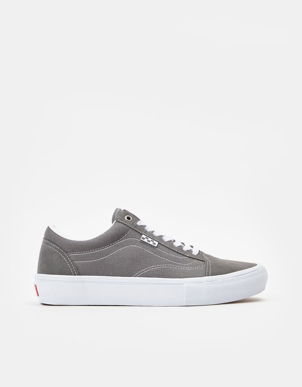 Scarpe Vans Skate Old Skool - Peltro/Bianco