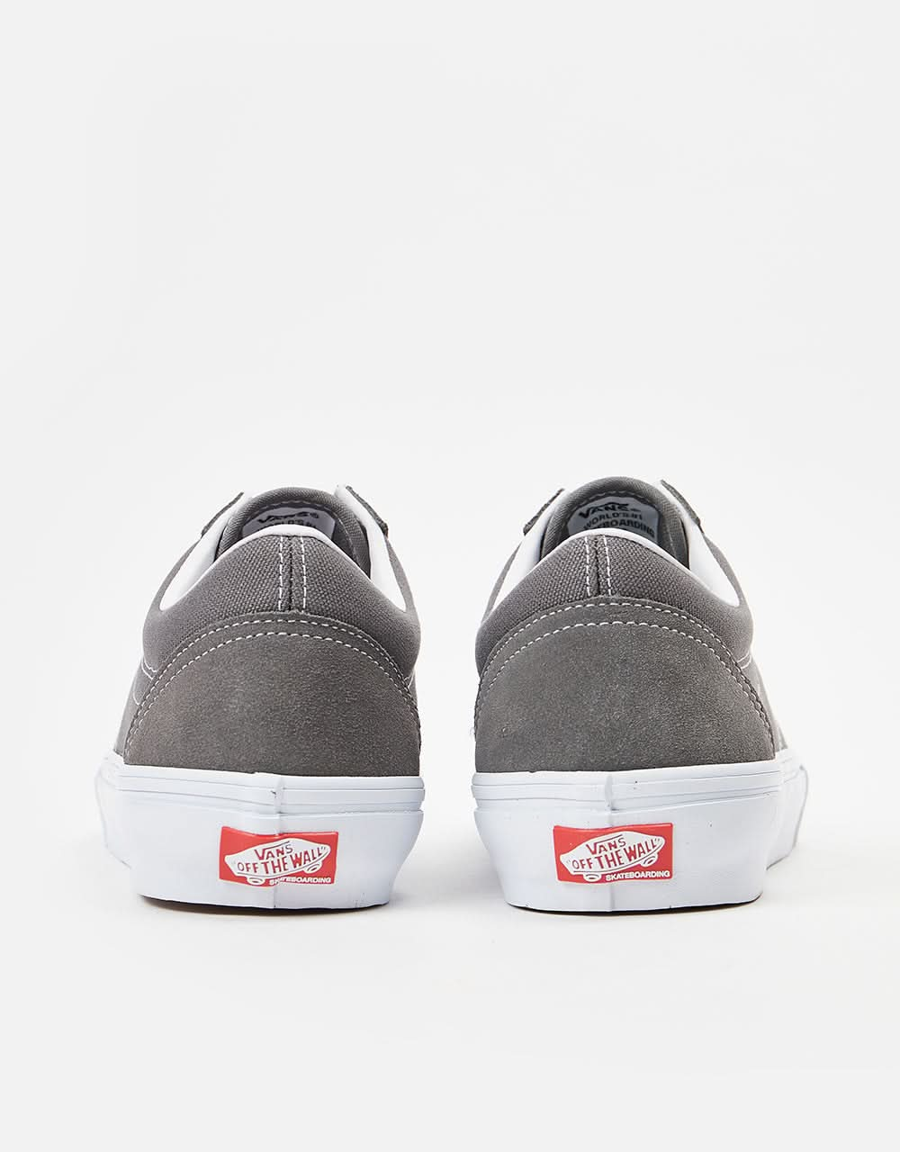 Zapatillas Vans Skate Old Skool - Peltre/Blanco verdadero