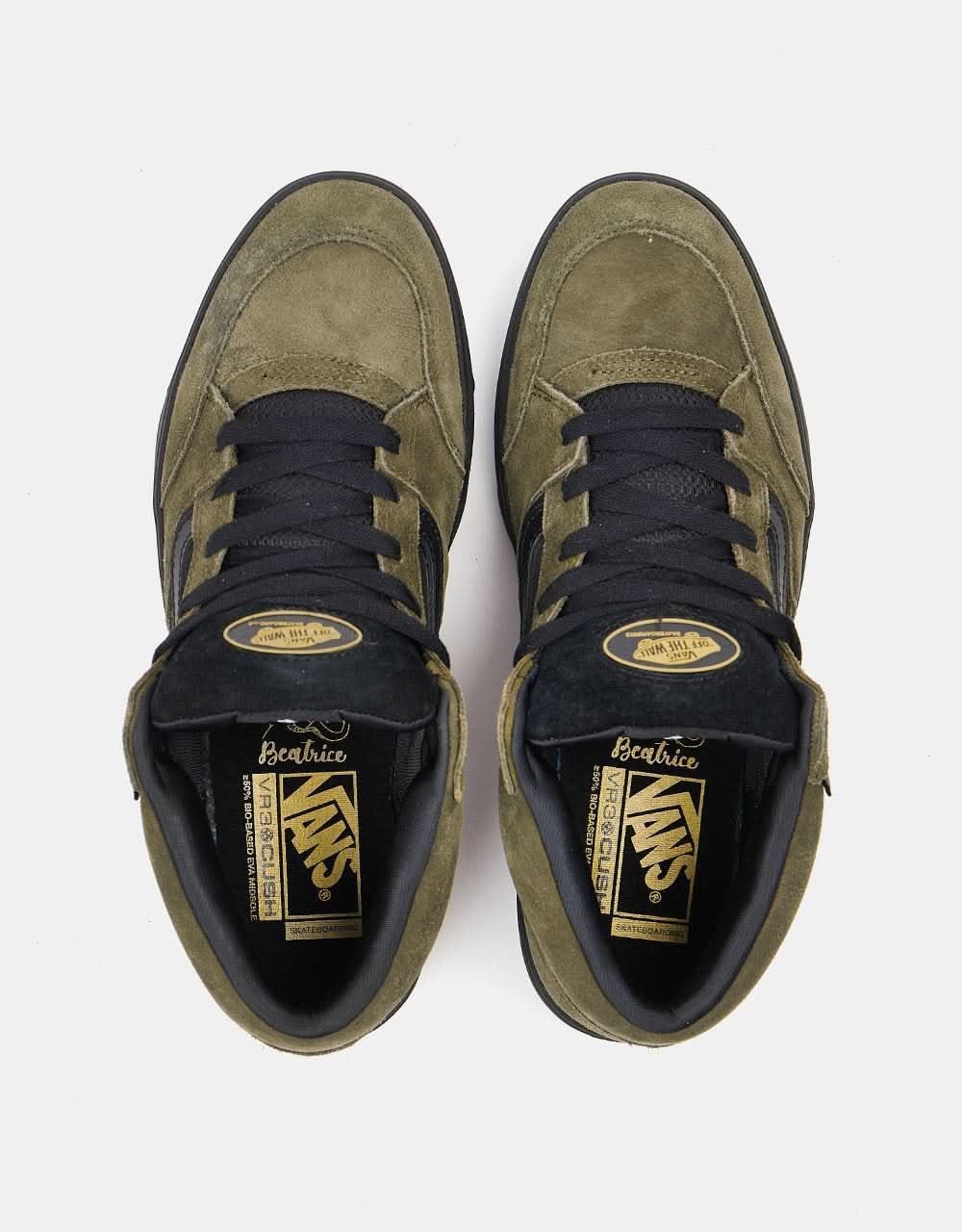 Vans Zahba Mid Skate Shoes - (Beatrice Domond) Dark Olive