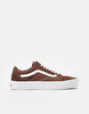 Chaussures Vans Skate Old Skool - (Nick Michel) Marron/Blanc