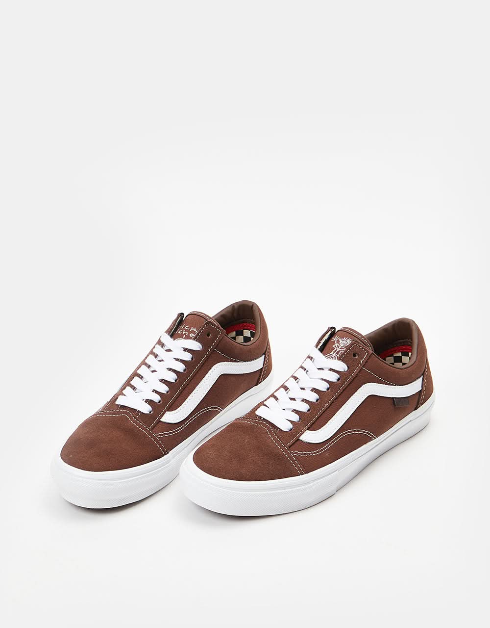 Zapatos Vans Skate Old Skool - (Nick Michel) Marrón/Blanco