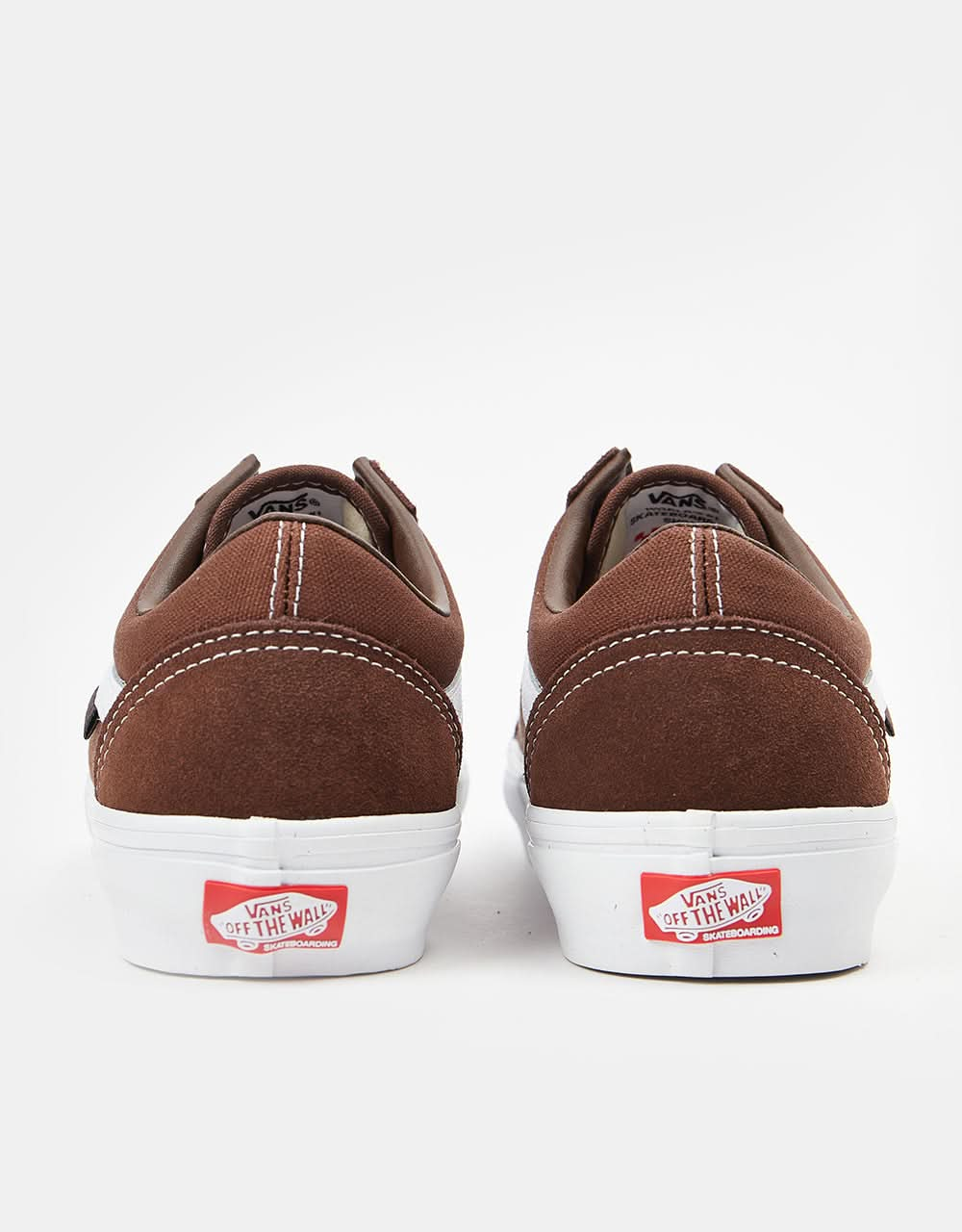 Chaussures Vans Skate Old Skool - (Nick Michel) Marron/Blanc