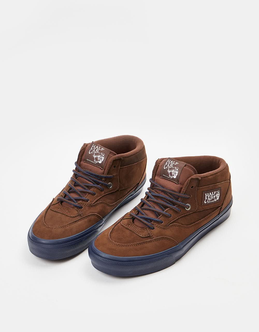 Vans Skate Half Cab '92 Shoes - (Nick Michel) Brown/Navy