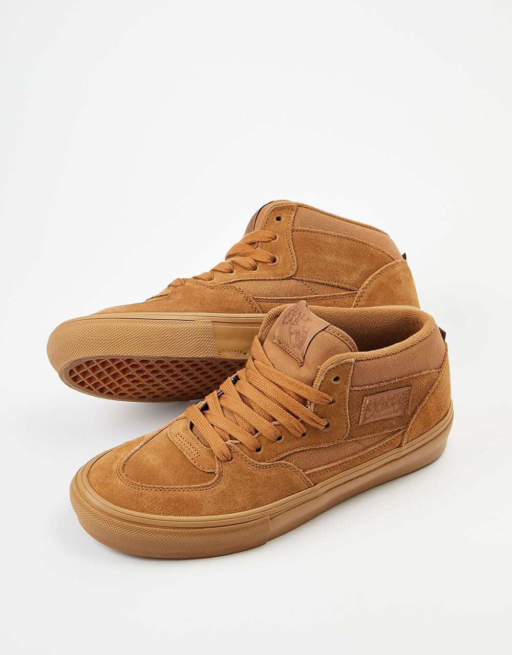 Chaussures Vans Skate Half Cab - Marron/Gomme