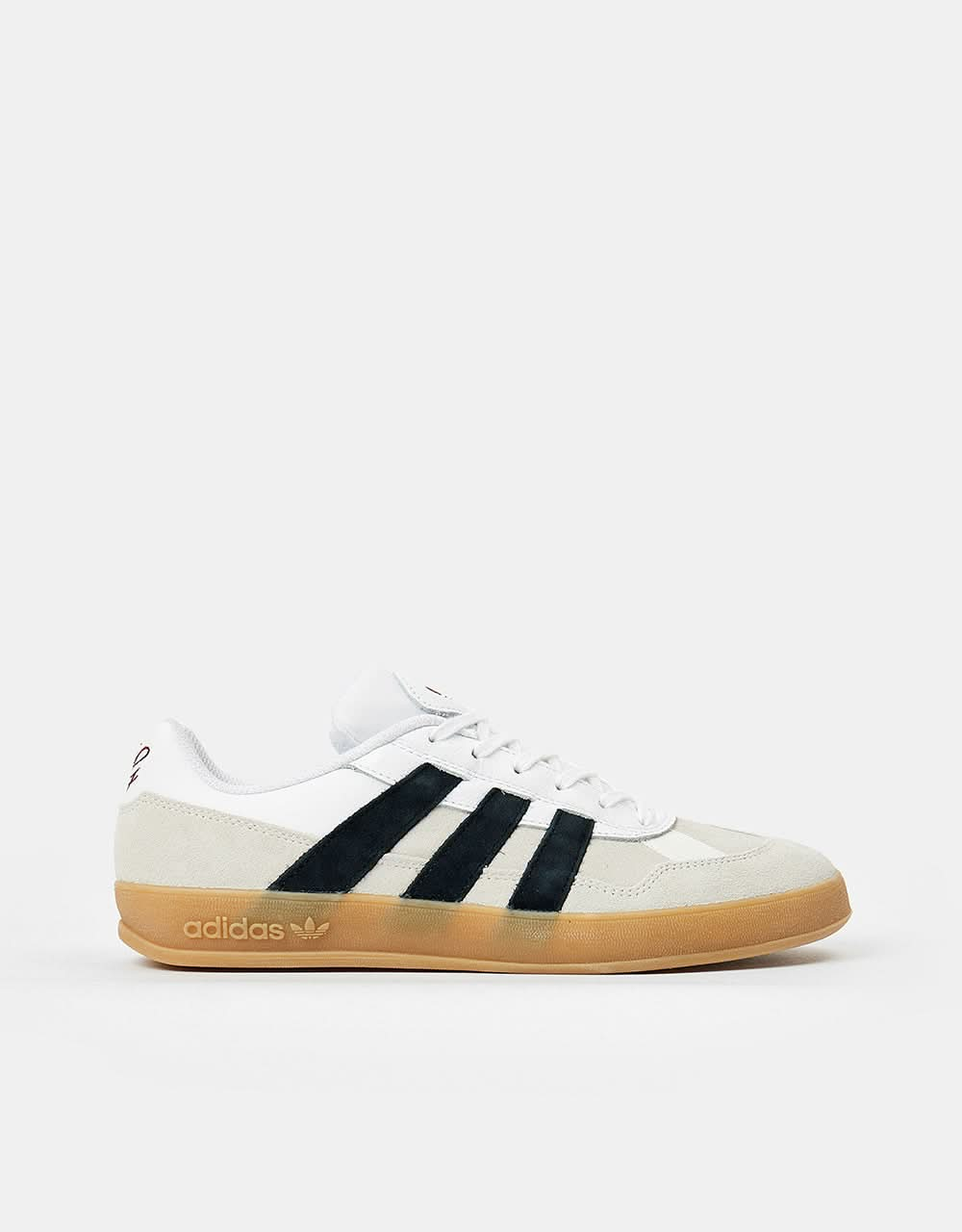 adidas Aloha Super Skate Shoes - White/Core Black/Gum