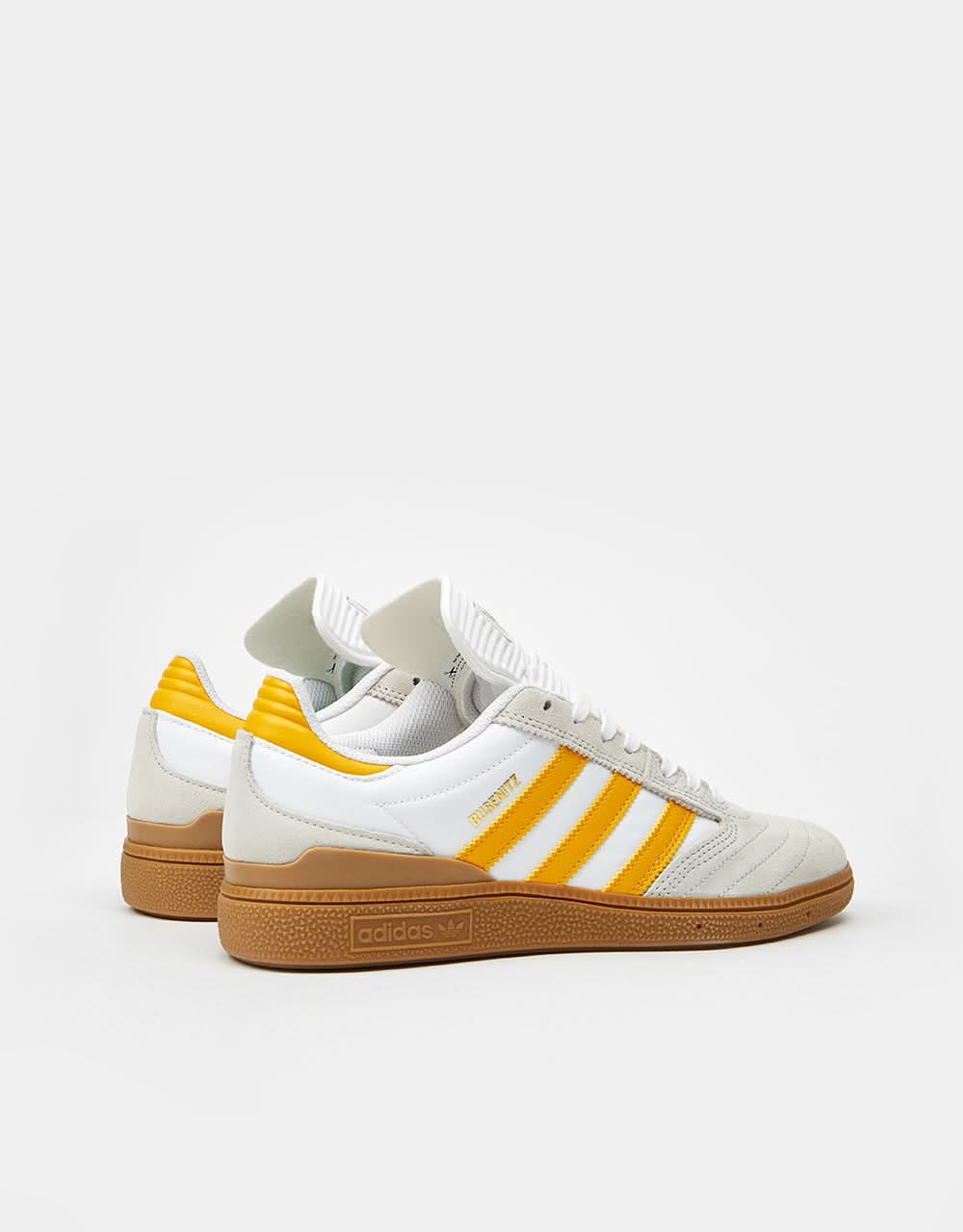 Scarpe da skate adidas Busenitz - Bianco cristallo/Giallo Preloved/Gomma