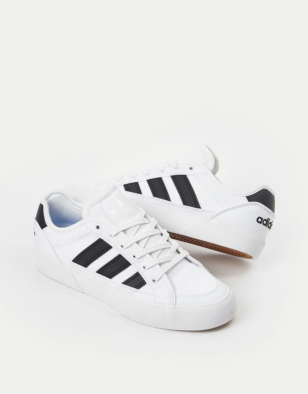 Scarpe da skate adidas Court TNS Premiere - Bianco/Nero/Oro metallizzato