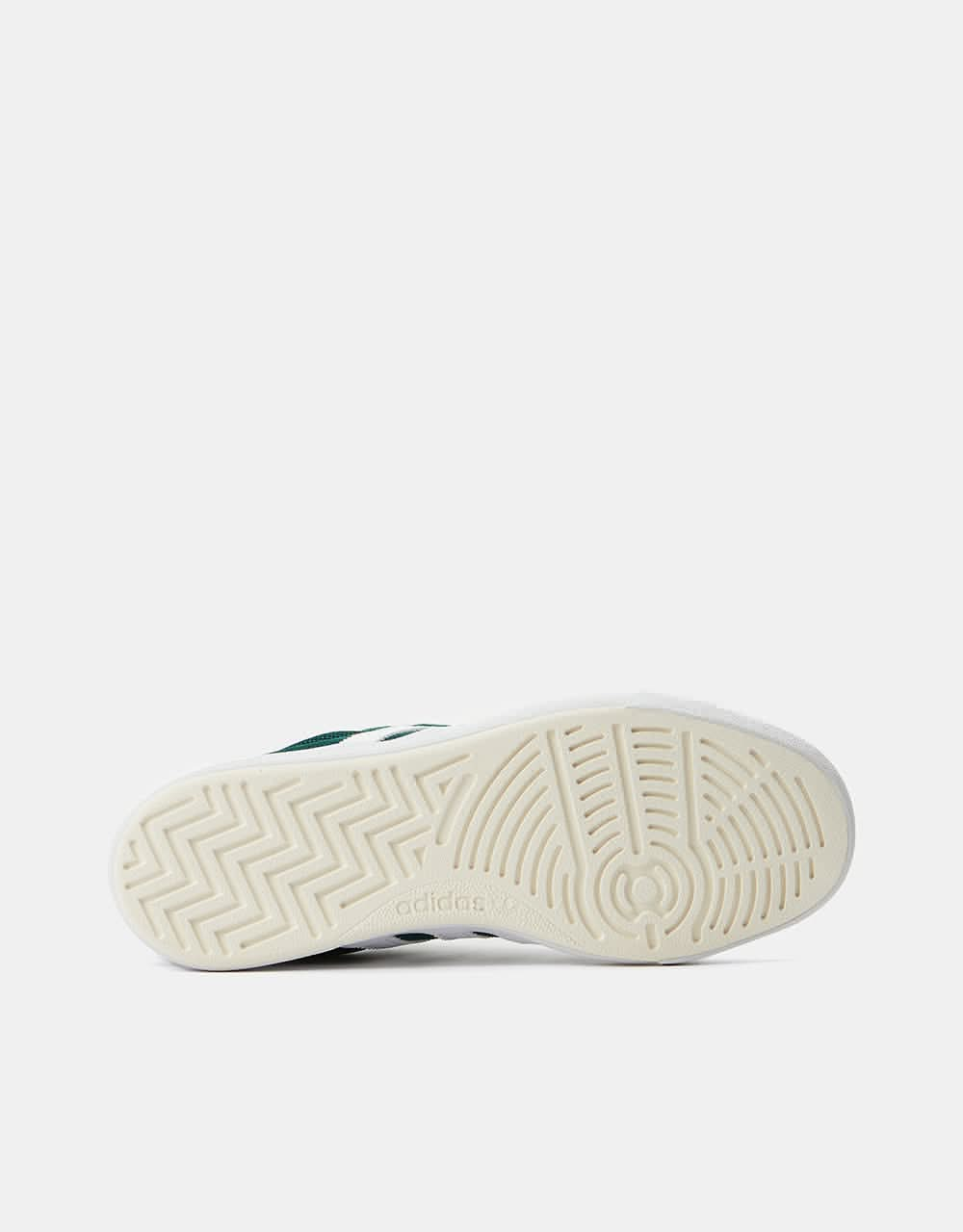 adidas Nora Skate Shoes - Dark Green/White/Chalk White