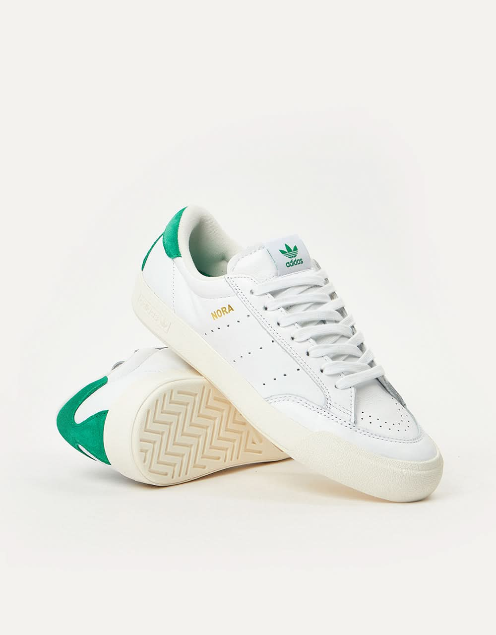 Chaussures de skate adidas Nora - Blanc/Blanc/Blanc craie