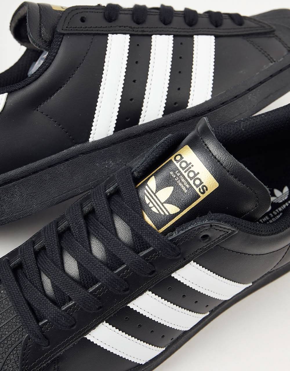 adidas Superstar ADV Skate Shoes - Core Black/White/White