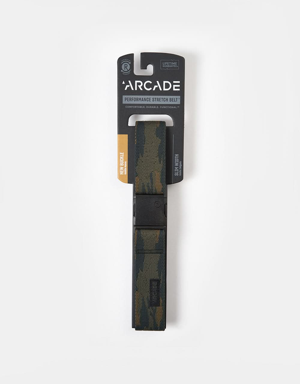 Arcade Terroflage Slim Belt - Jalapeno/Ivy Green