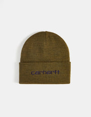 Carhartt WIP Script Beanie – Highland/Cassis