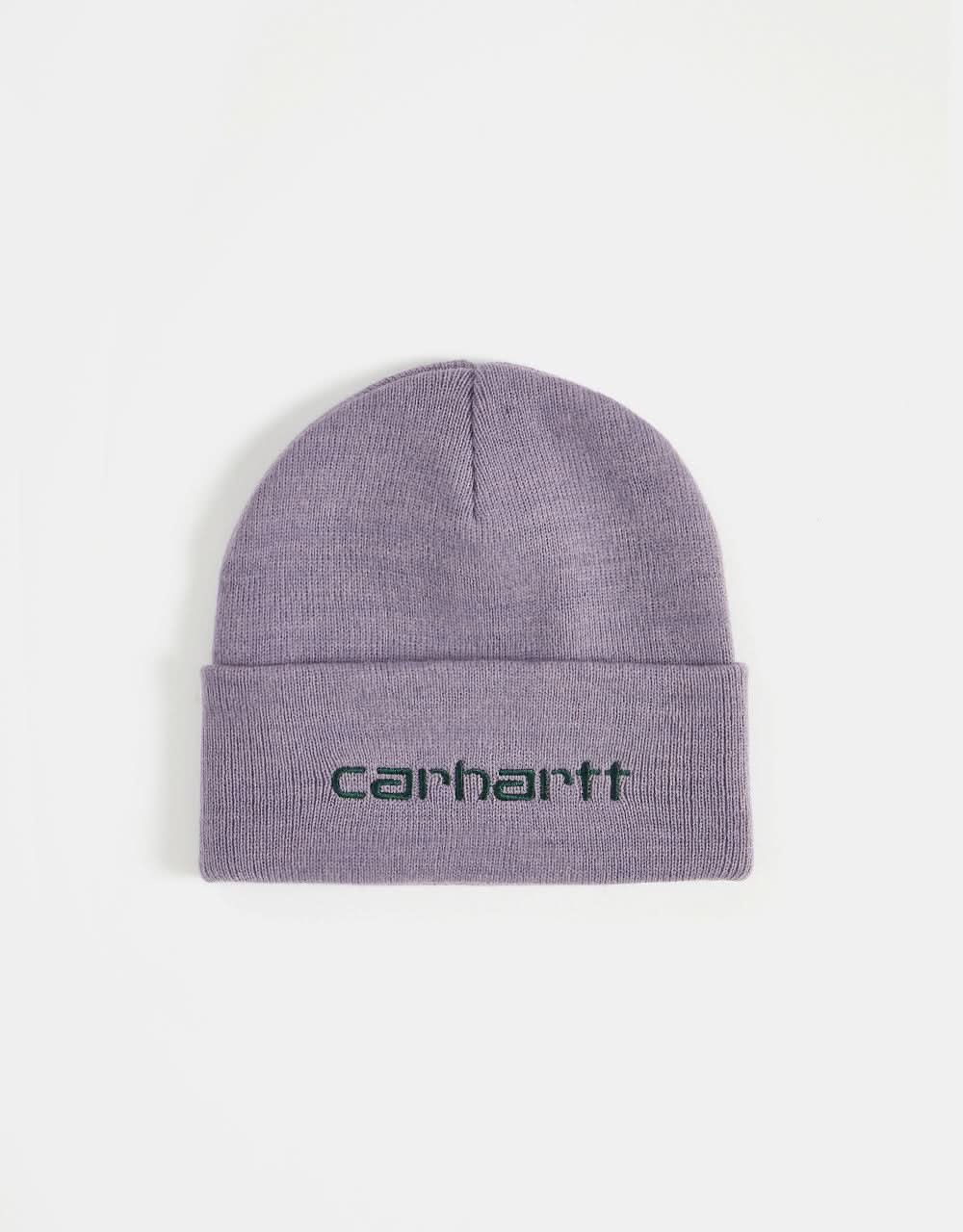 Berretto Carhartt WIP Script - Viola vetroso/Verde Discovery