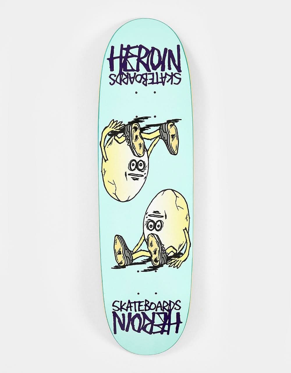 Heroin The Symmetrical Egg Skateboard Deck - 8.75”