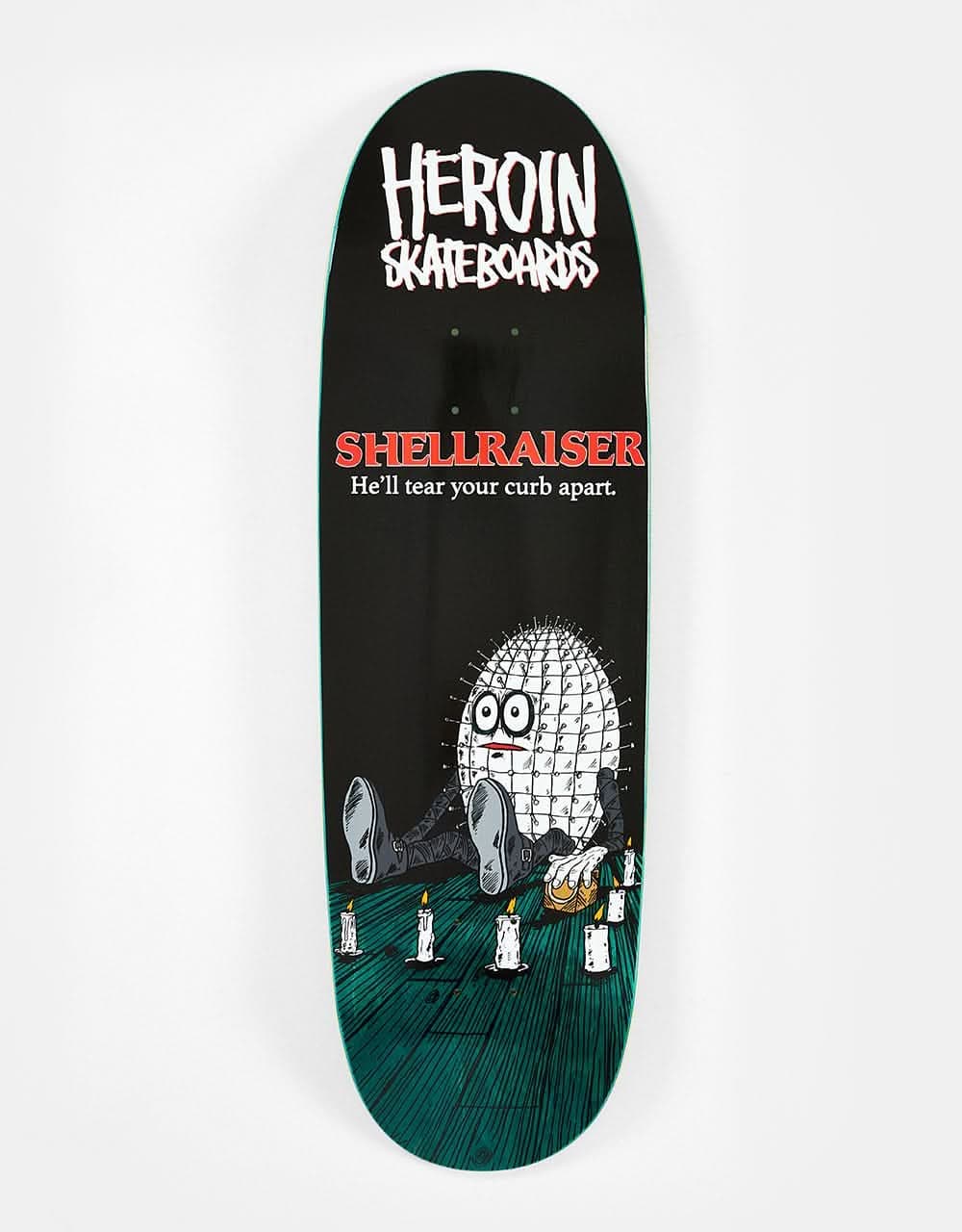 Heroin Shellraiser Skateboard Deck - 9.4”