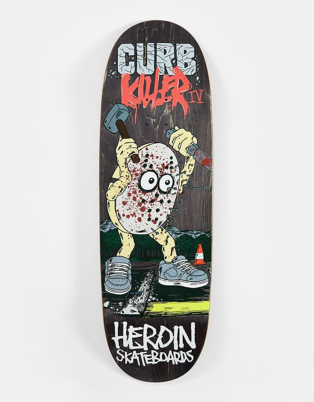 Heroin Curb Killer IV Skateboard Deck - 10”