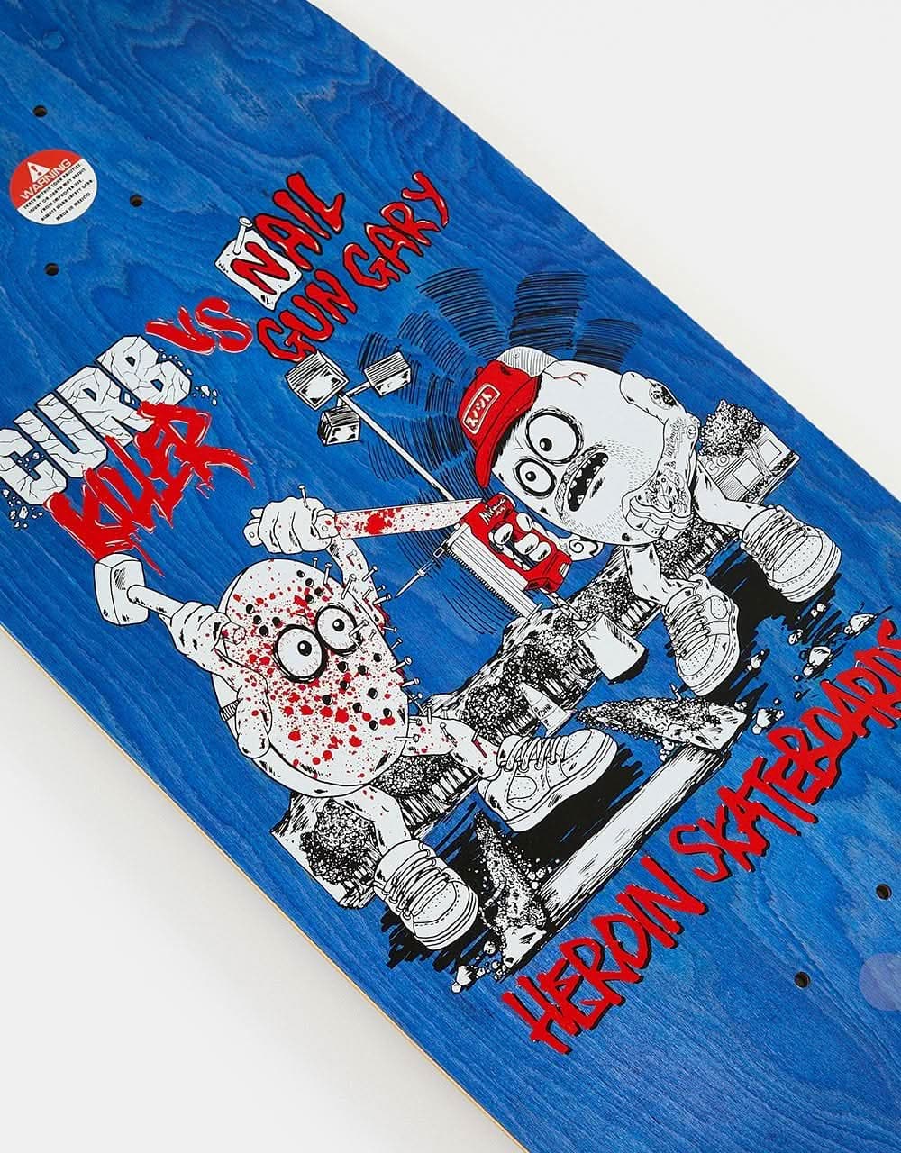 Heroin Curb Killer IV Skateboard Deck - 10”