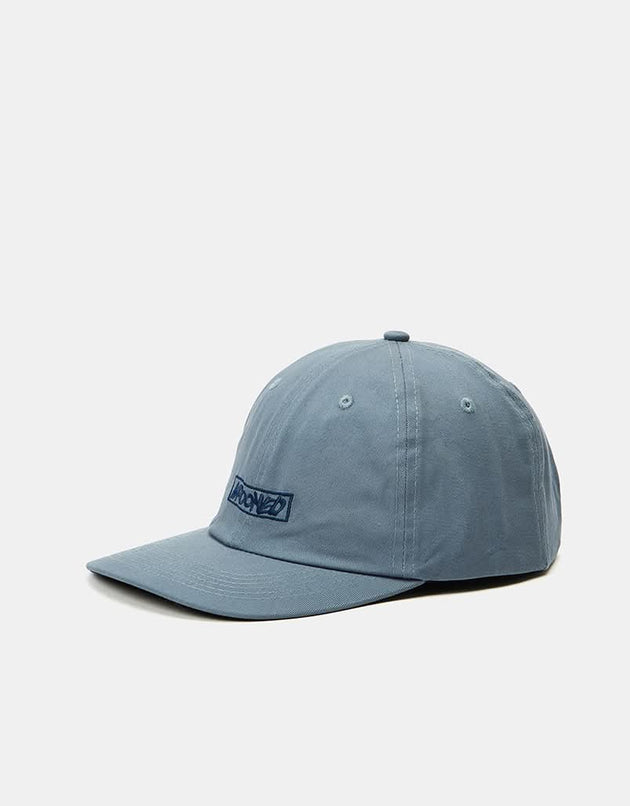 Gorra Krooked Moonsmile Script Snapback - Azul/Azul Marino