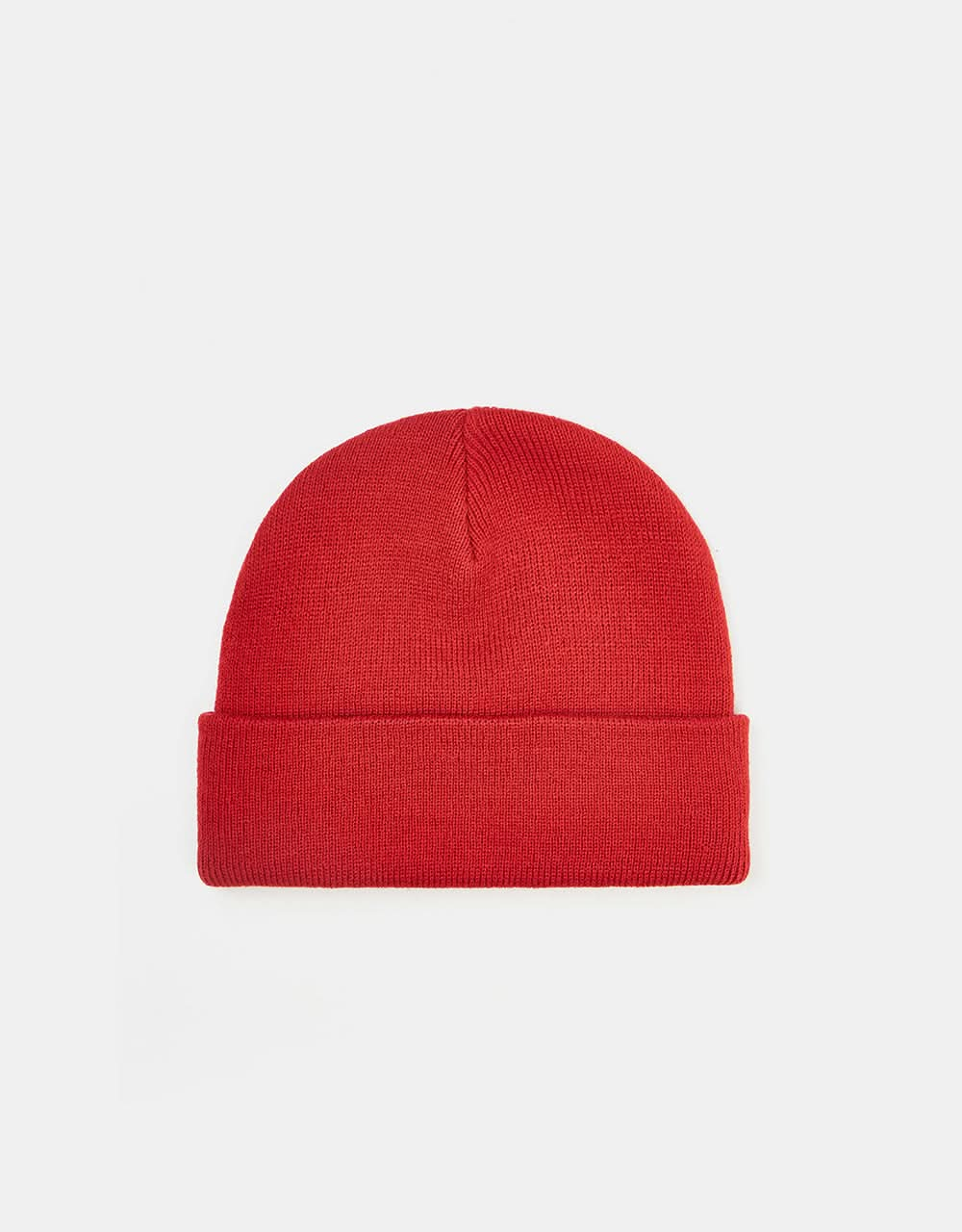 Krooked Moonsmile Script Beanie - Dark Red/White