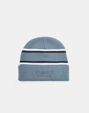 Krooked Krooked Eyes Beanie - Blue/Navy/White